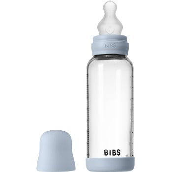 BIBS Baby Glass Bottle Silicone biberon anticolici cu suzetă din silicon - imagine 3